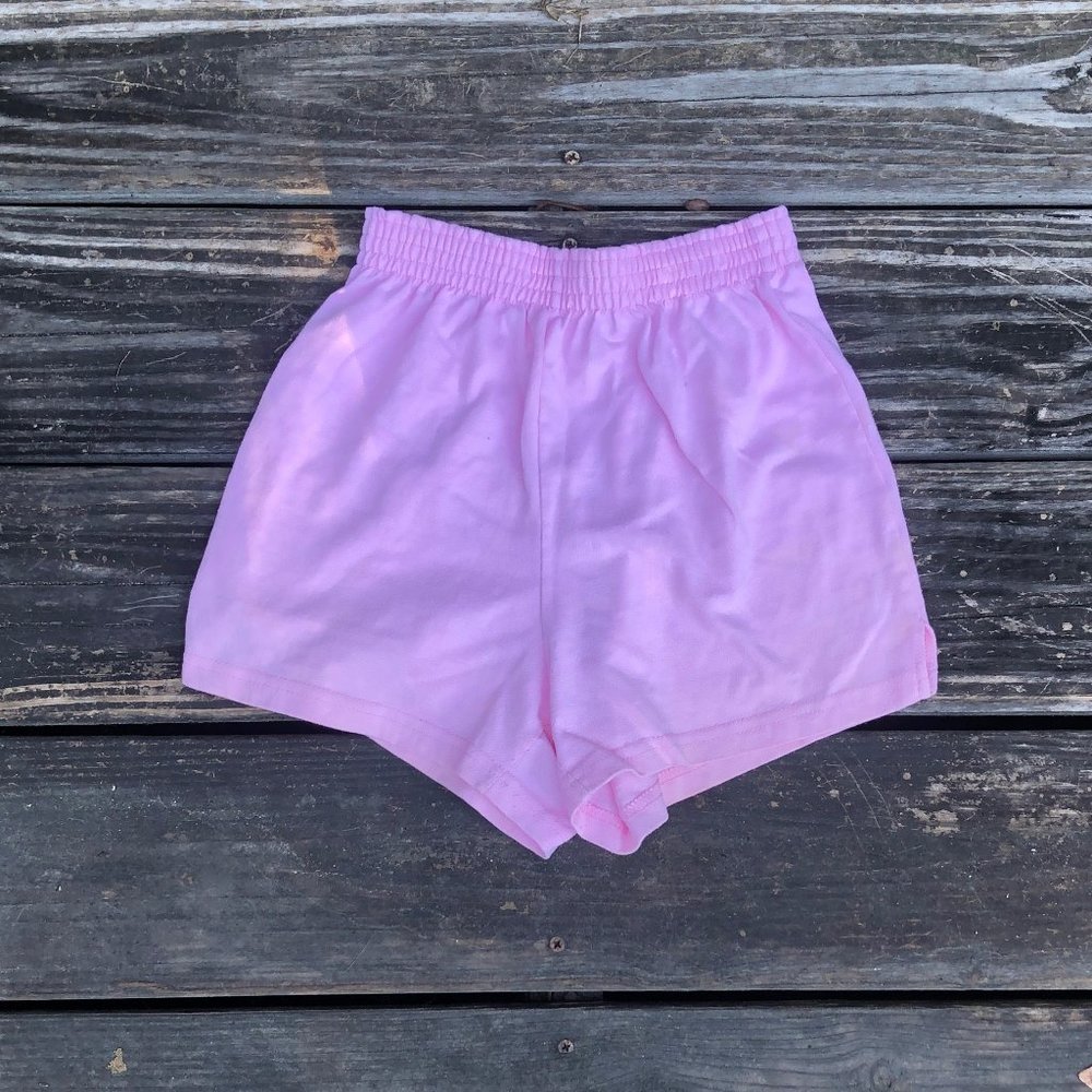 SOLD—Light Pink Soffe Cheer Shorts